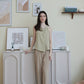 Hera Shell Draped Flowy Top