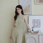 Hera Shell Draped Flowy Top