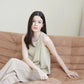 Hera Shell Draped Flowy Top