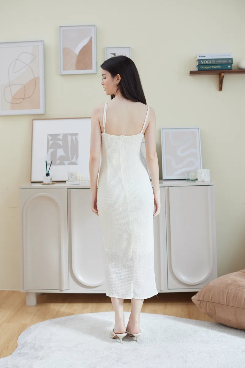 Ceres Textured Midaxi Dress