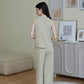 Hera Shell Draped Flowy Top