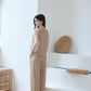 Hera Shell Draped Flowy Top