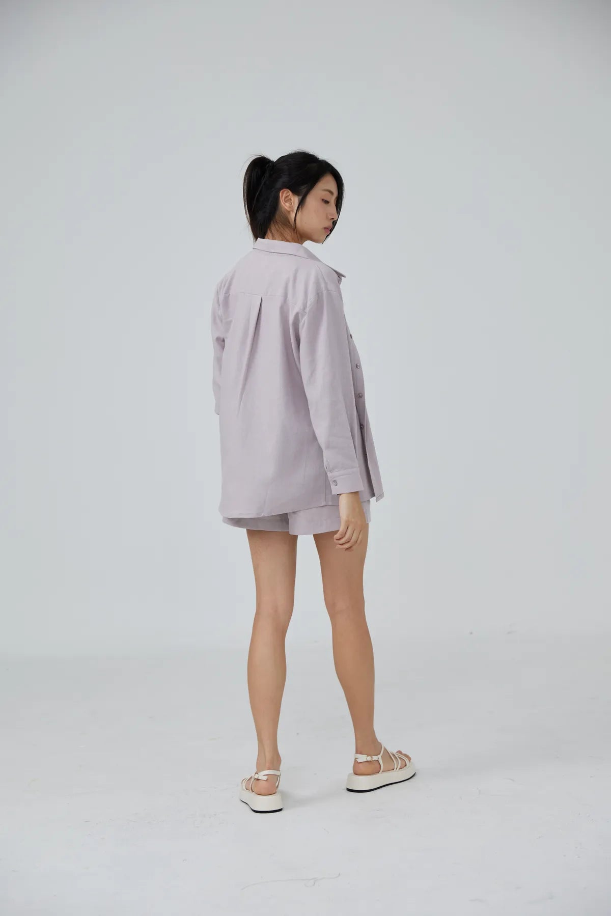 Luna Relaxed Linen Button Down Shirt