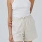 Luna Relaxed Linen Drawstring Shorts