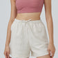 Luna Relaxed Linen Drawstring Shorts