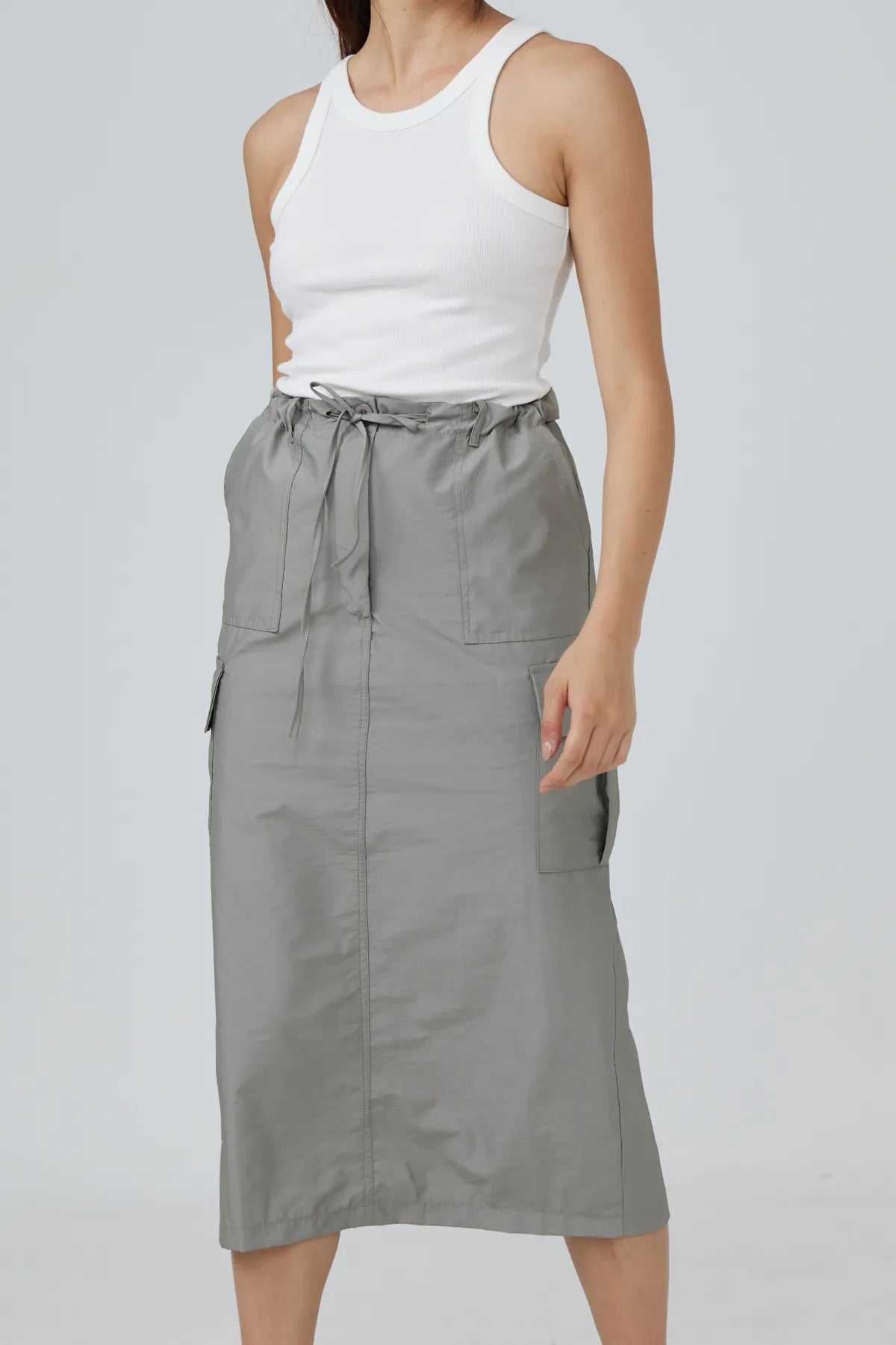 Maxine Parachute Midi Skirt