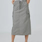 Maxine Parachute Midi Skirt