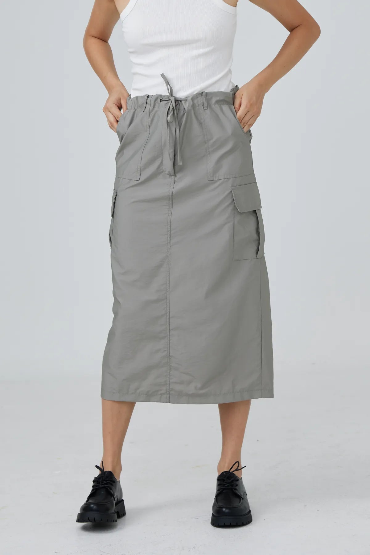 Maxine Parachute Midi Skirt