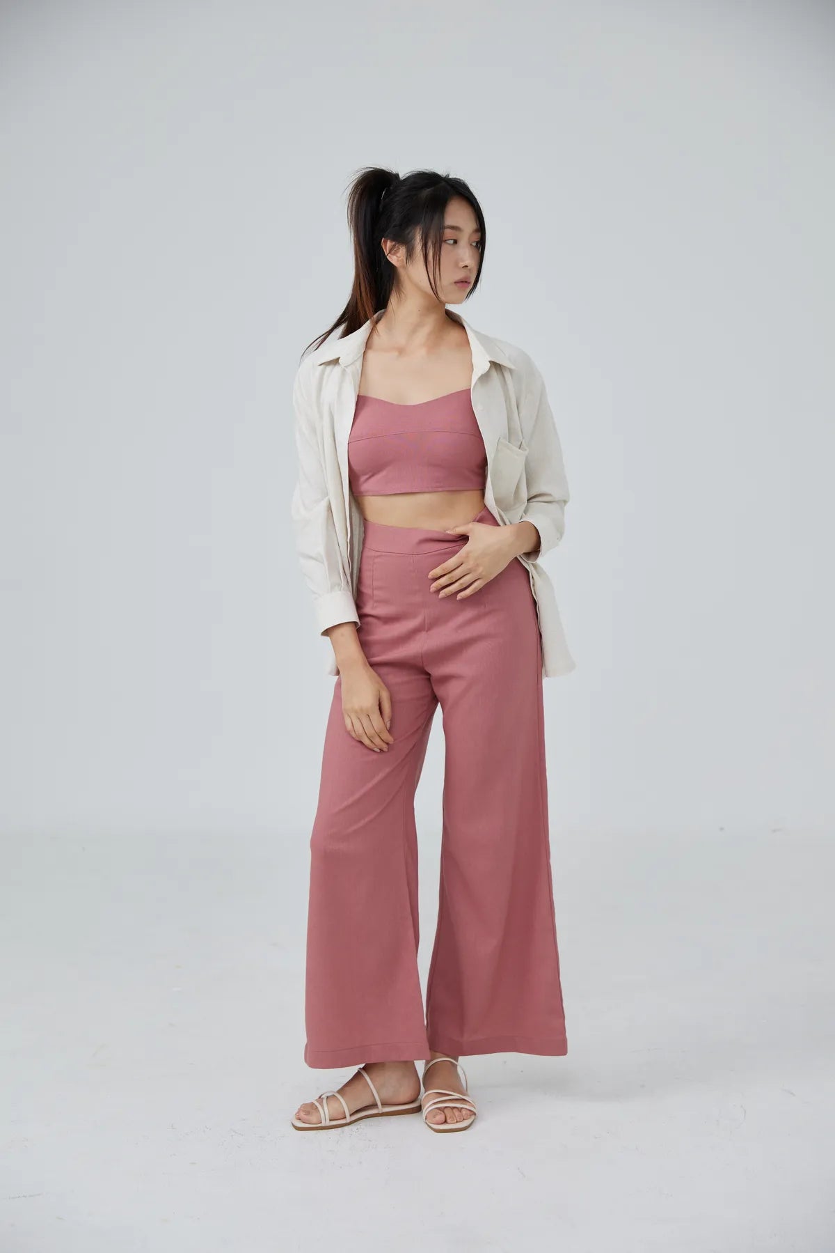 Horizon Flowy Linen Pants