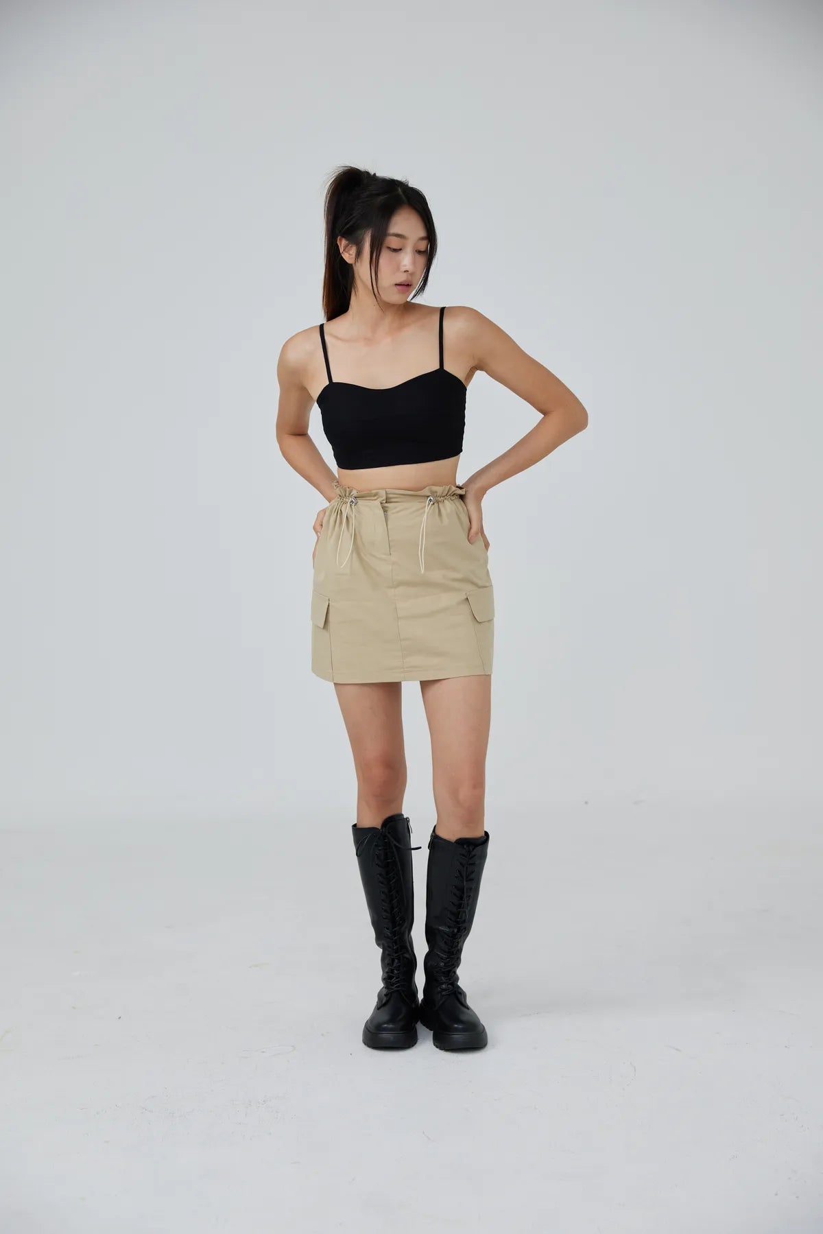 Megan Parachute Mini Skort