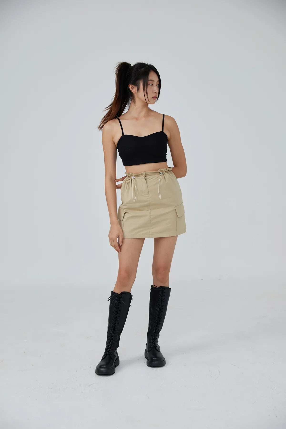 Megan Parachute Mini Skort