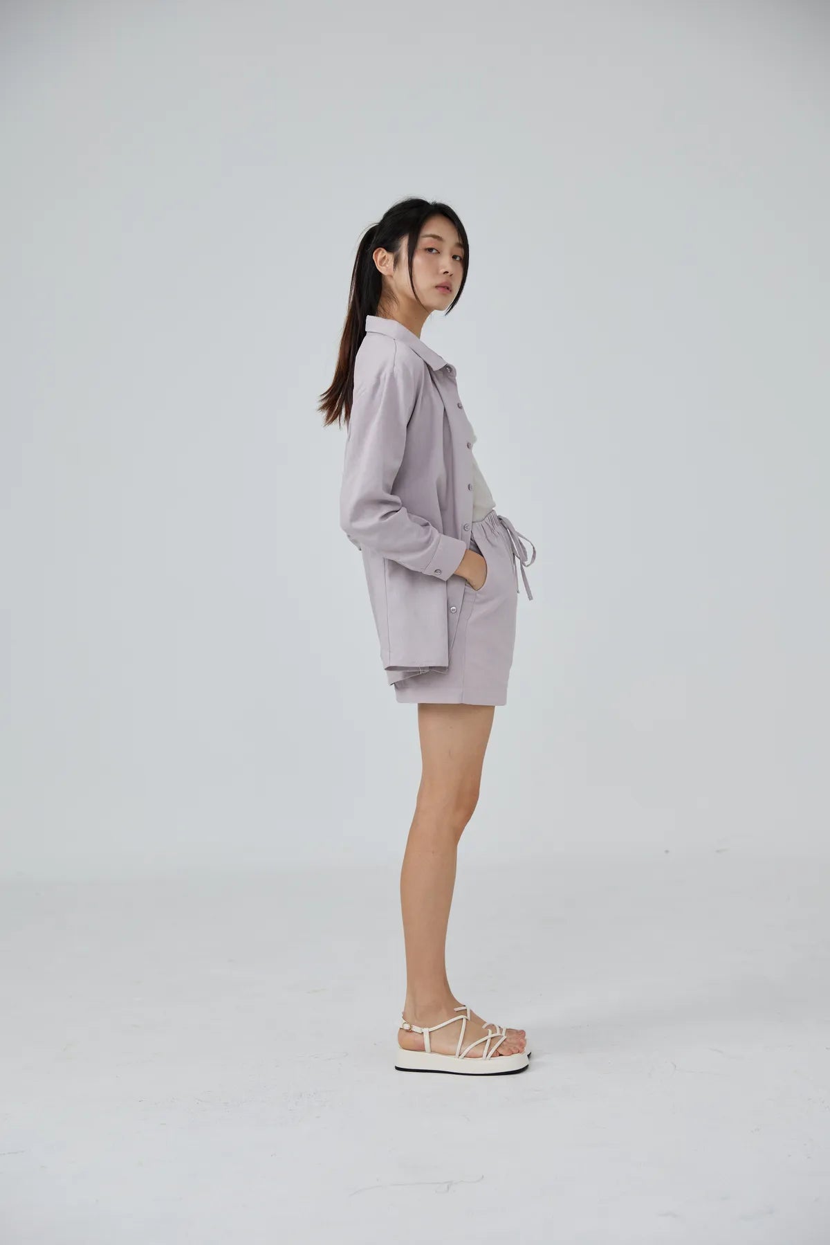 Luna Relaxed Linen Button Down Shirt