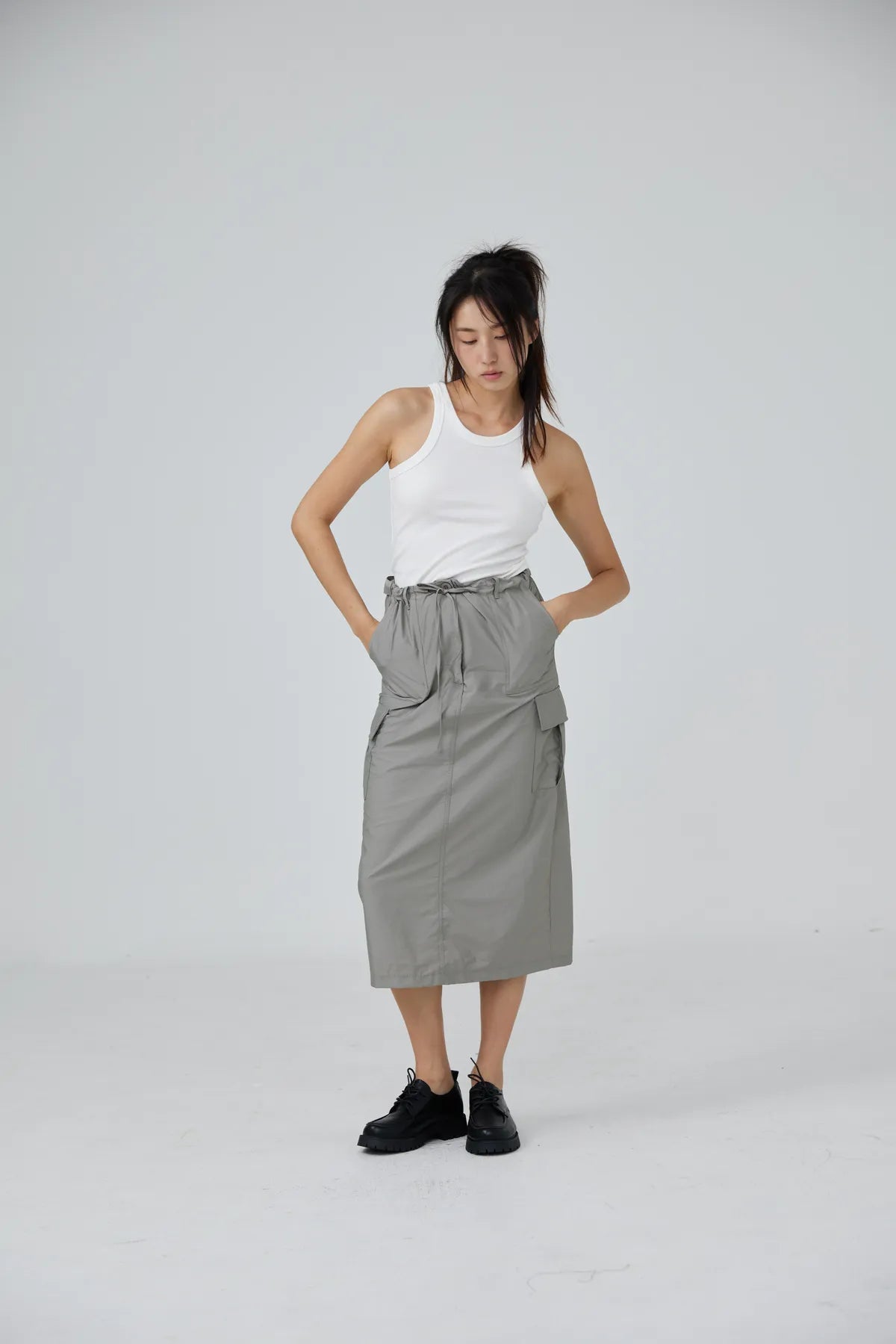 Maxine Parachute Midi Skirt