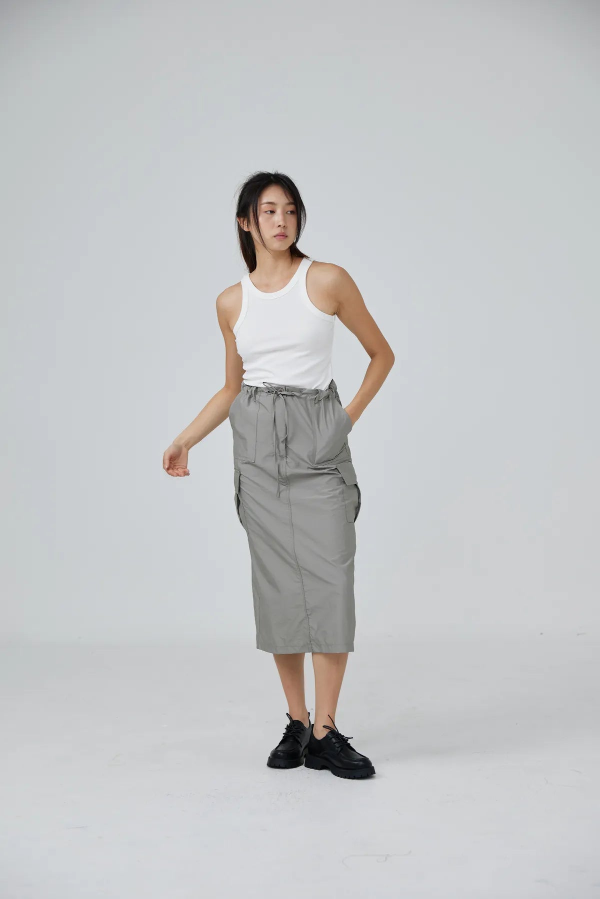 Maxine Parachute Midi Skirt