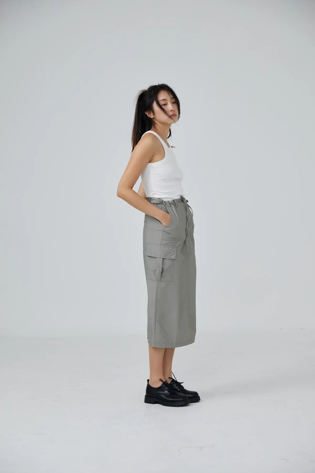 Maxine Parachute Midi Skirt