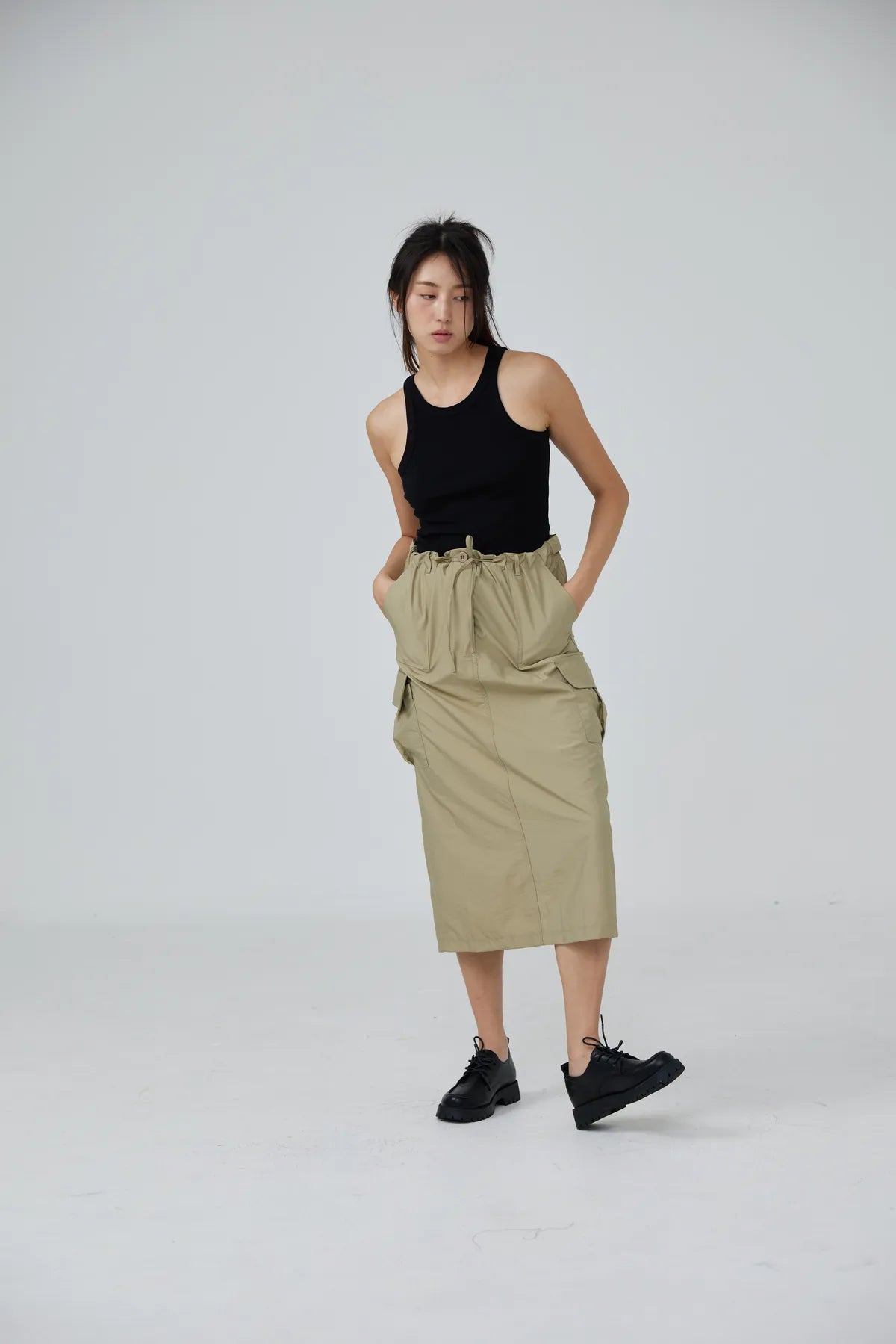 Maxine Parachute Midi Skirt