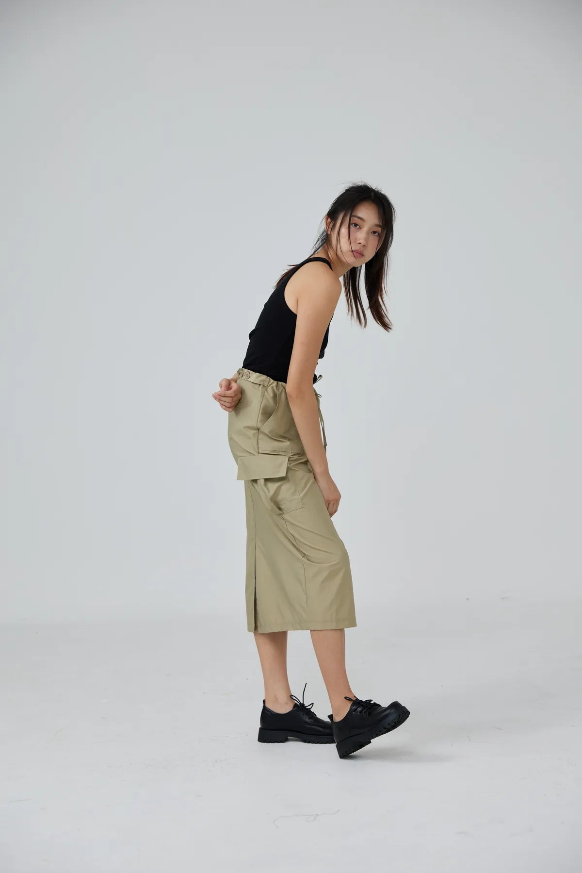 Maxine Parachute Midi Skirt