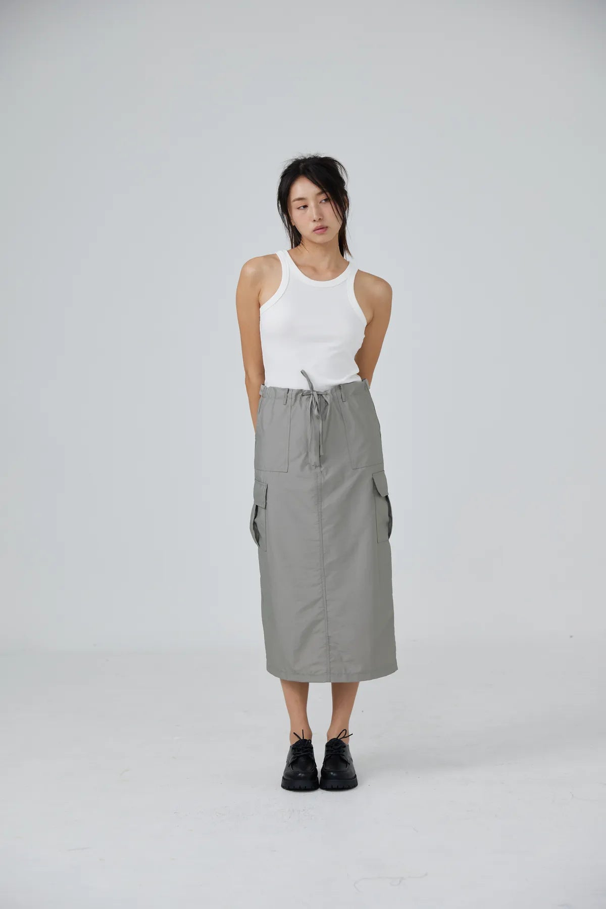 Maxine Parachute Midi Skirt