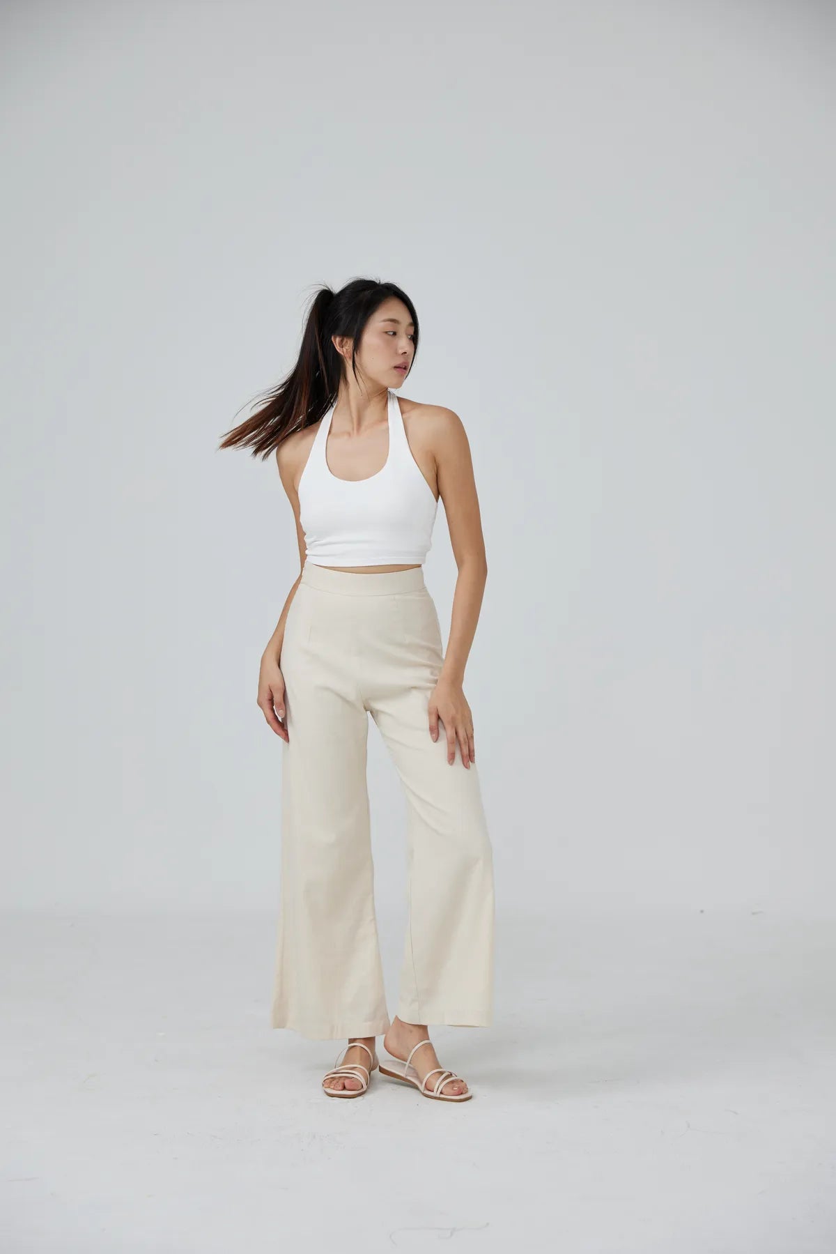 Horizon Flowy Linen Pants